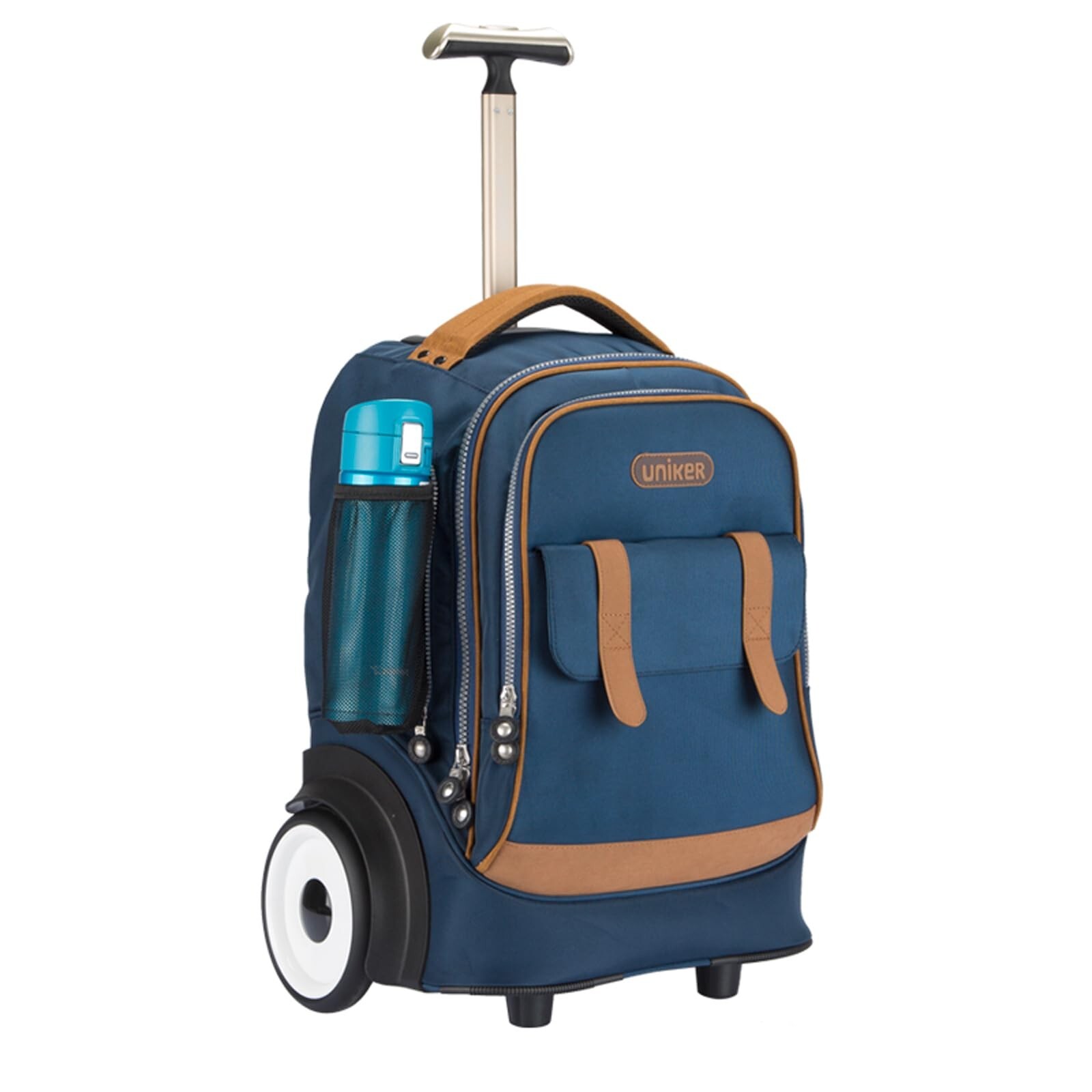 School Bag - Wheeled - Yellow