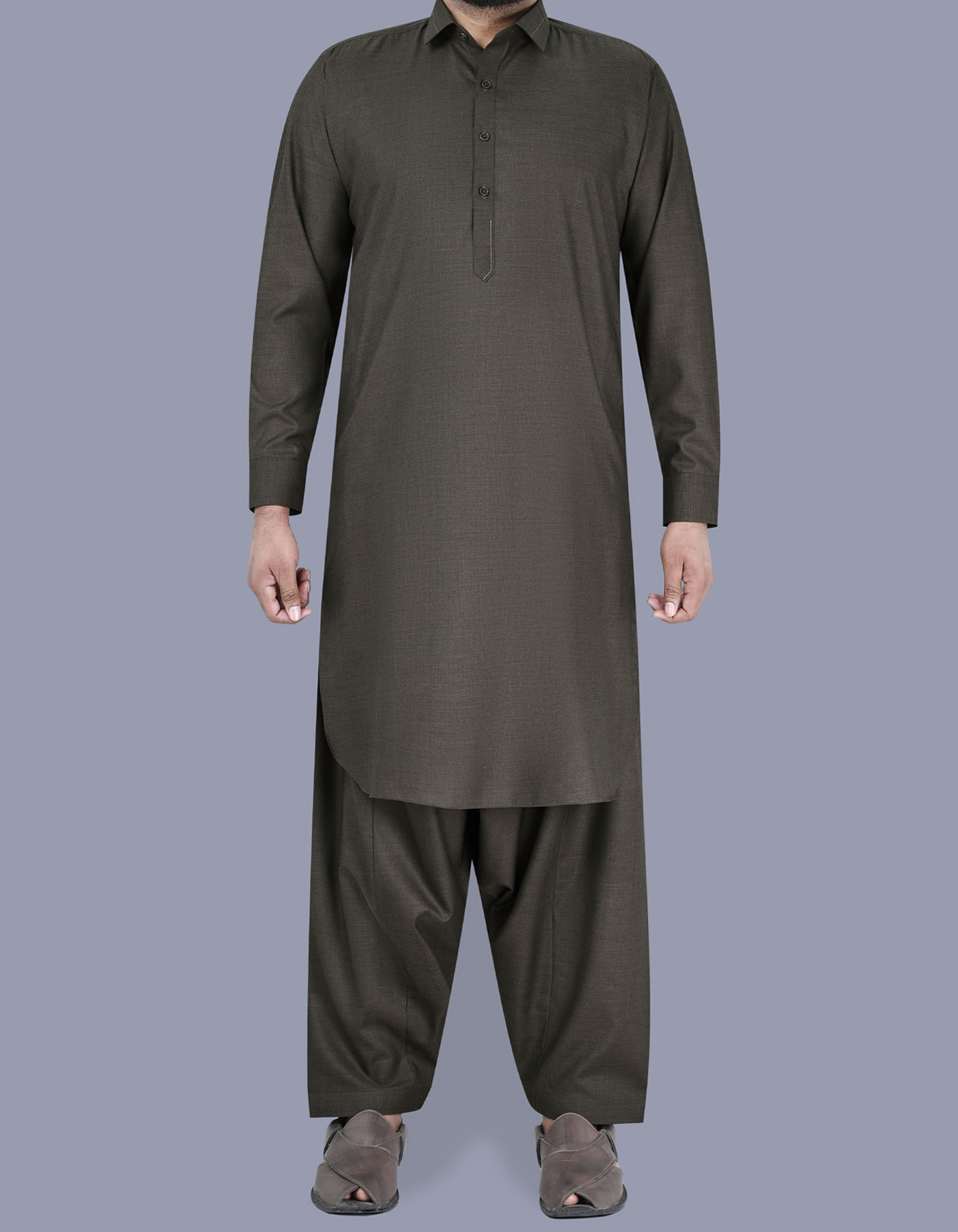 Shalwar Kameez - Brown