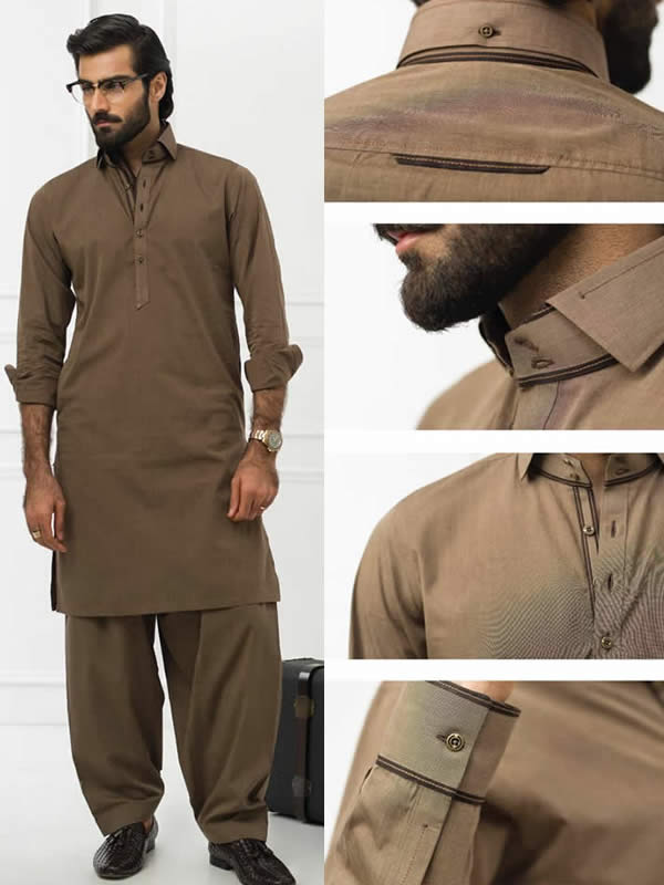 Shalwar Kameez - Brown