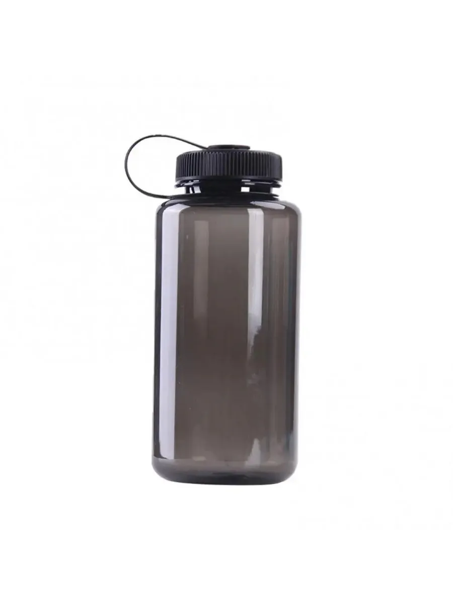 Water Bottle - Plastic - Black