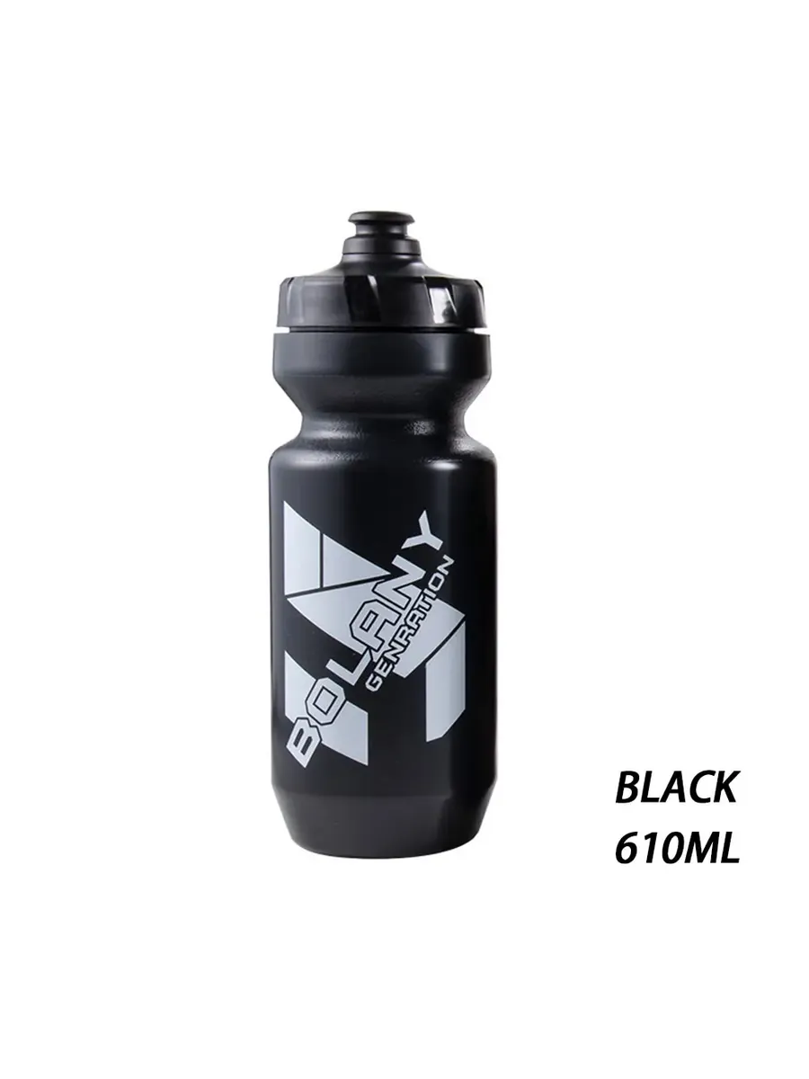 Water Bottle - Plastic - Black