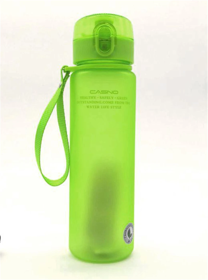 Water Bottle - Plastic - Green