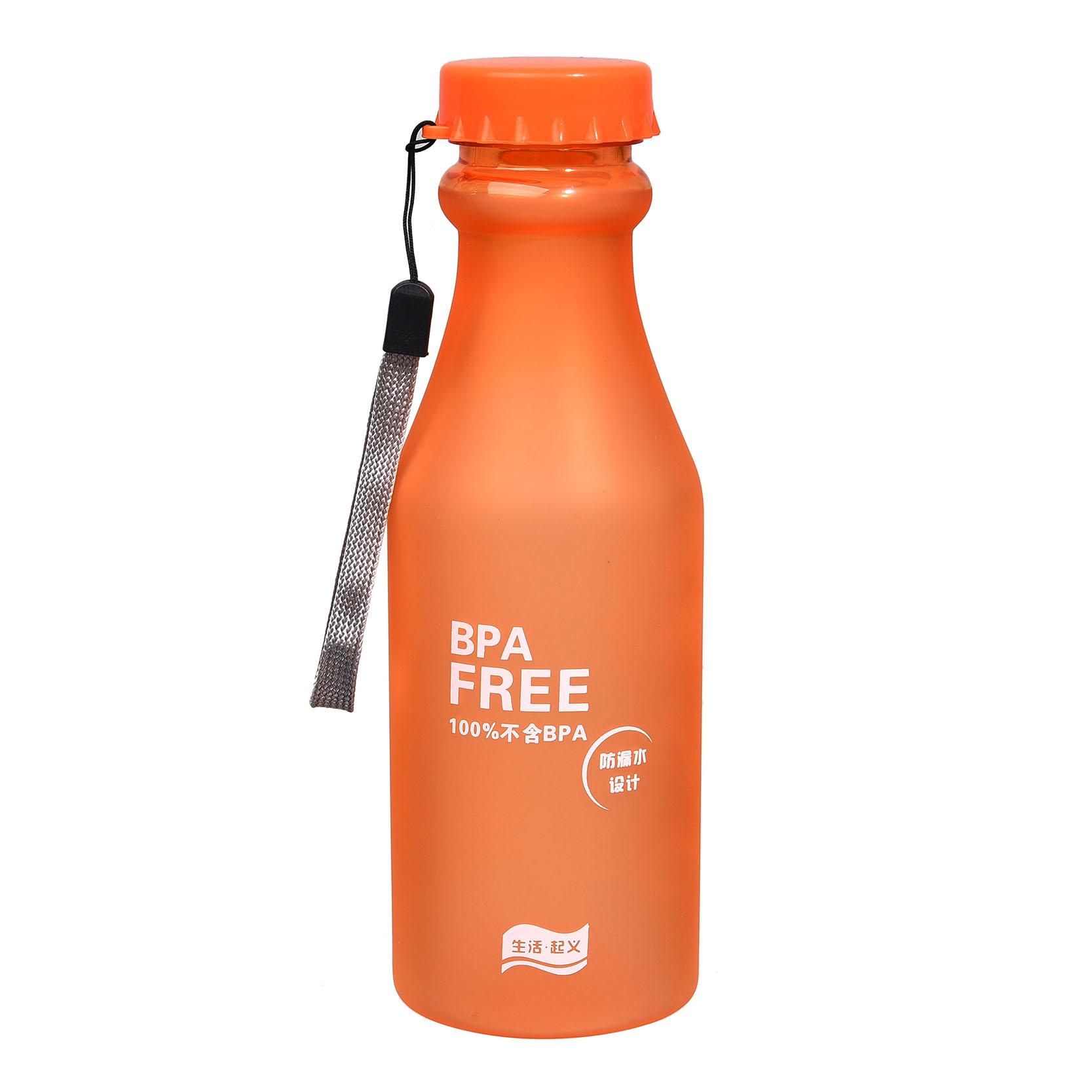 Water Bottle - Plastic - Orange