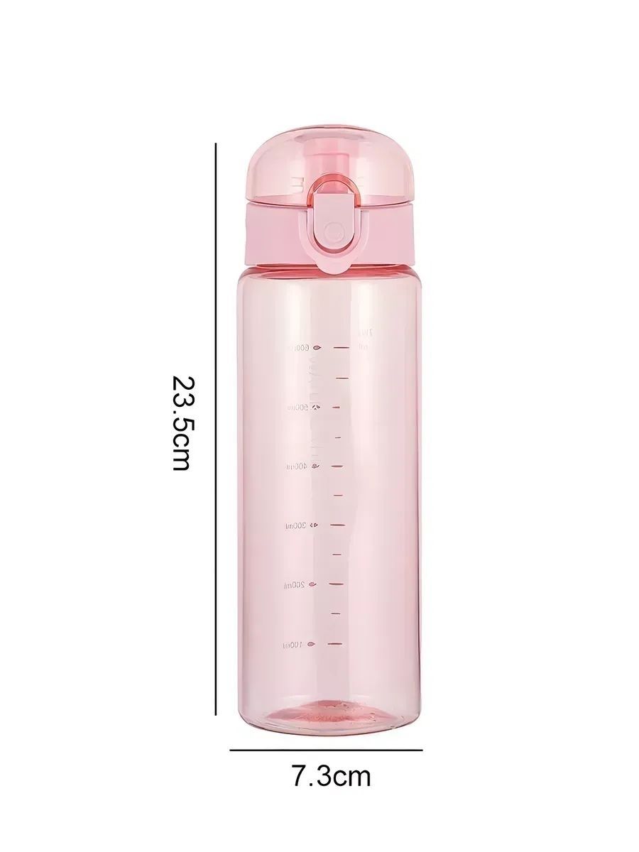 Water Bottle - Plastic - Pink