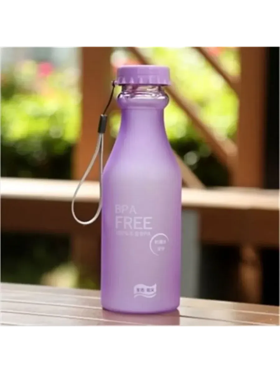 Water Bottle - Plastic - Purple