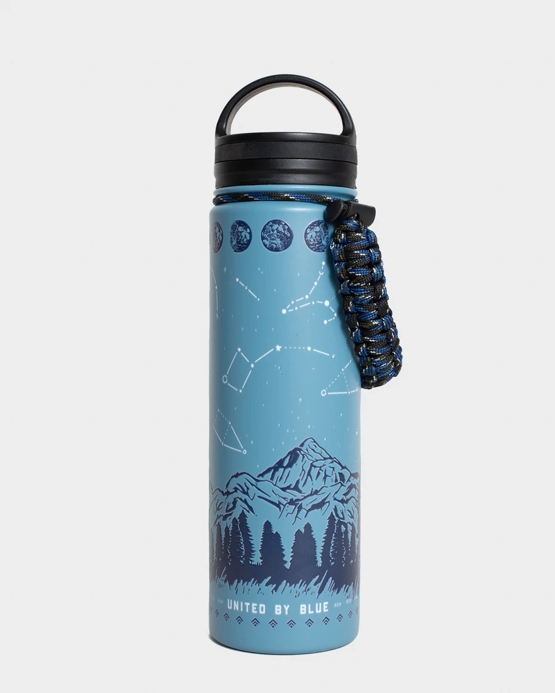 Water Bottle - Steel - Blue