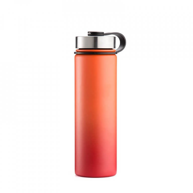 Water Bottle - Steel - Orange