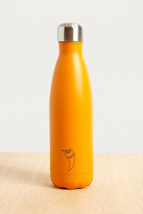 Water Bottle - Steel - Orange
