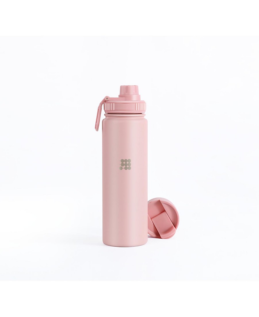 Water Bottle - Steel - Pink