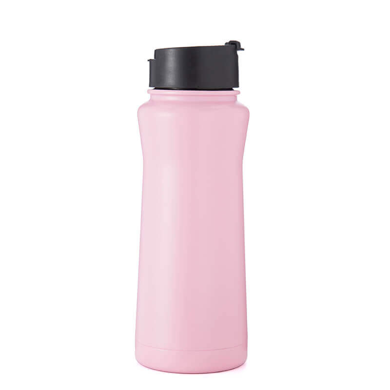 Water Bottle - Steel - Pink