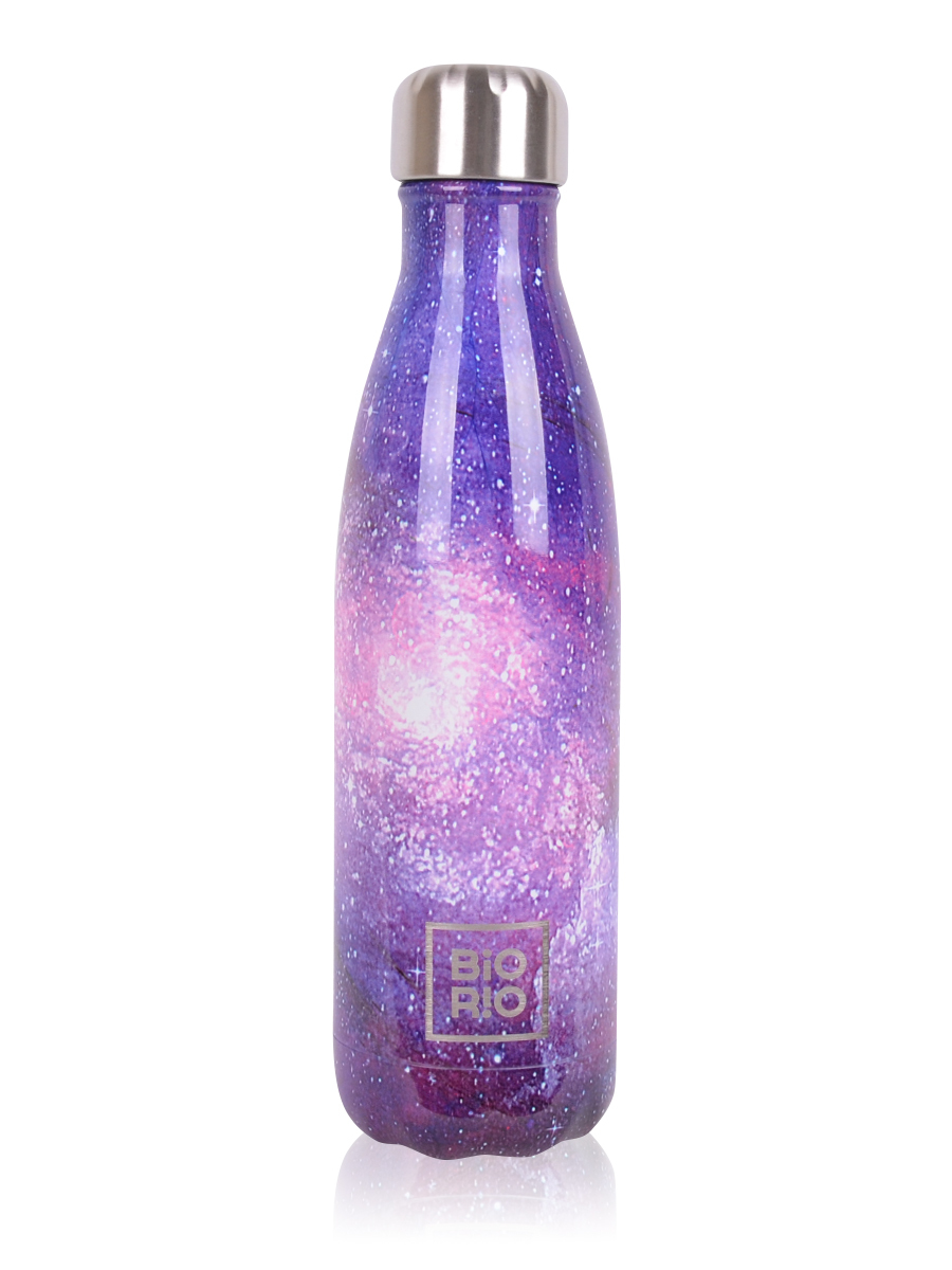 Water Bottle - Steel - Purple