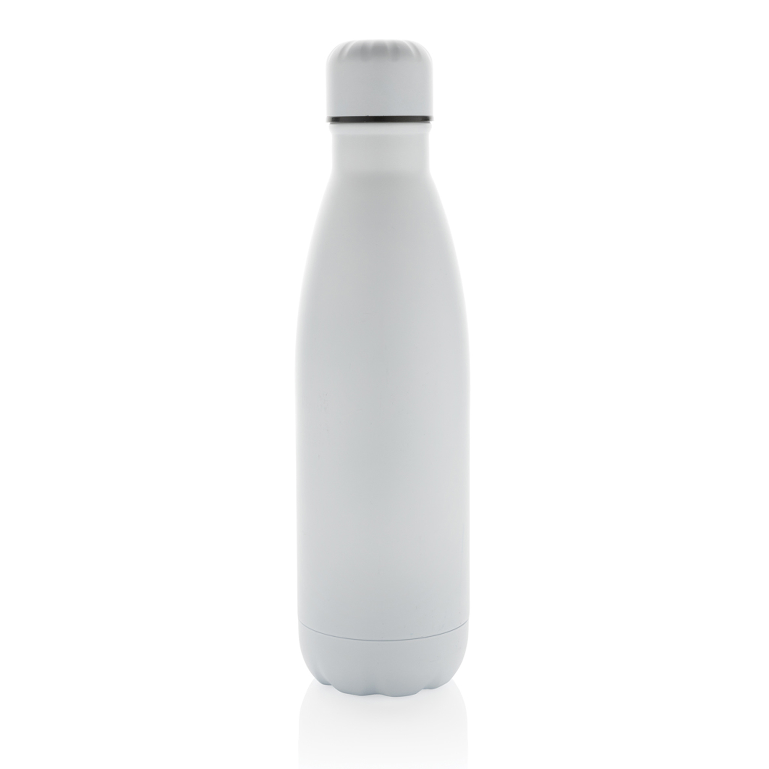 Water Bottle - Steel - White