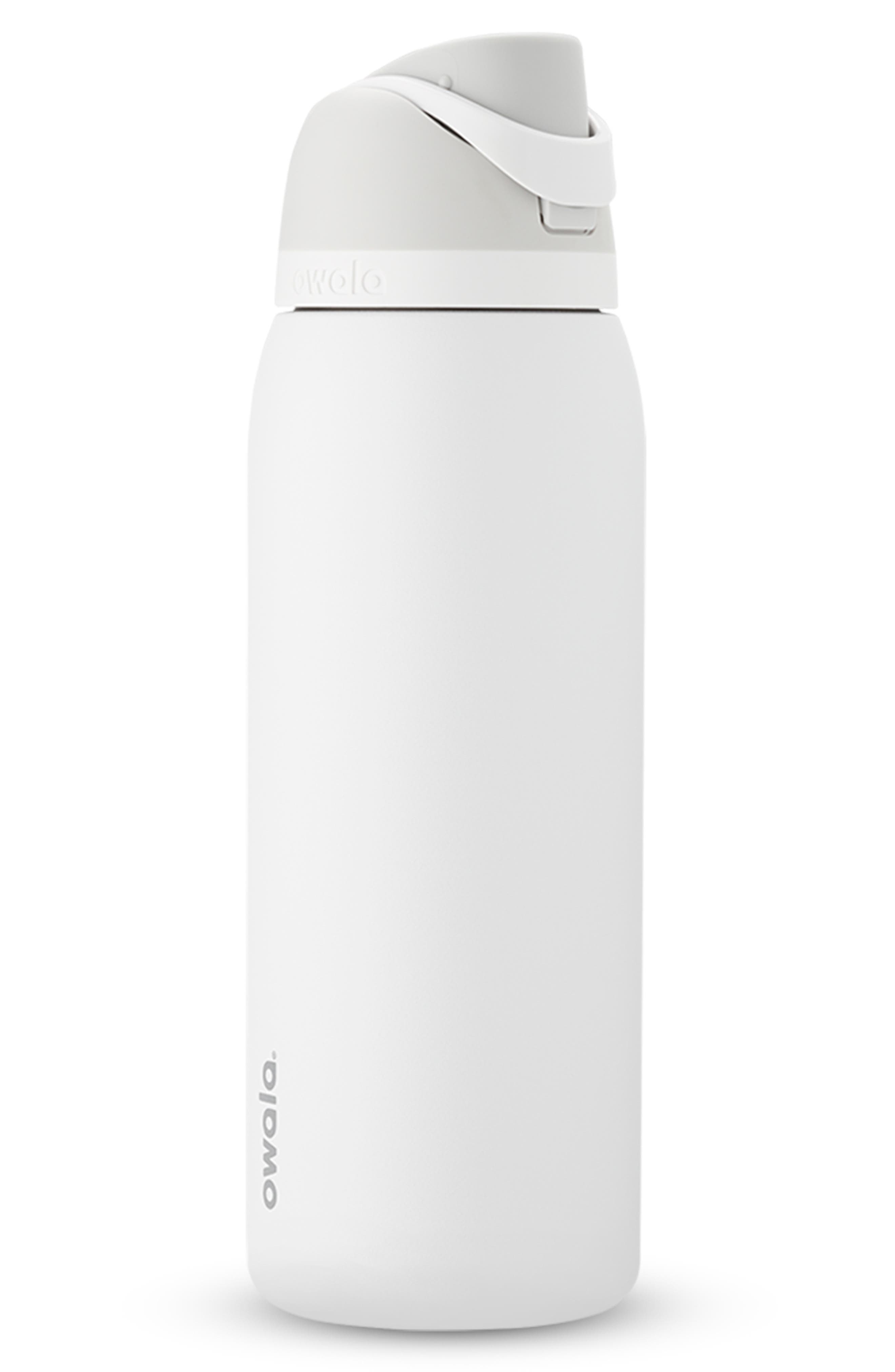 Water Bottle - Steel - White