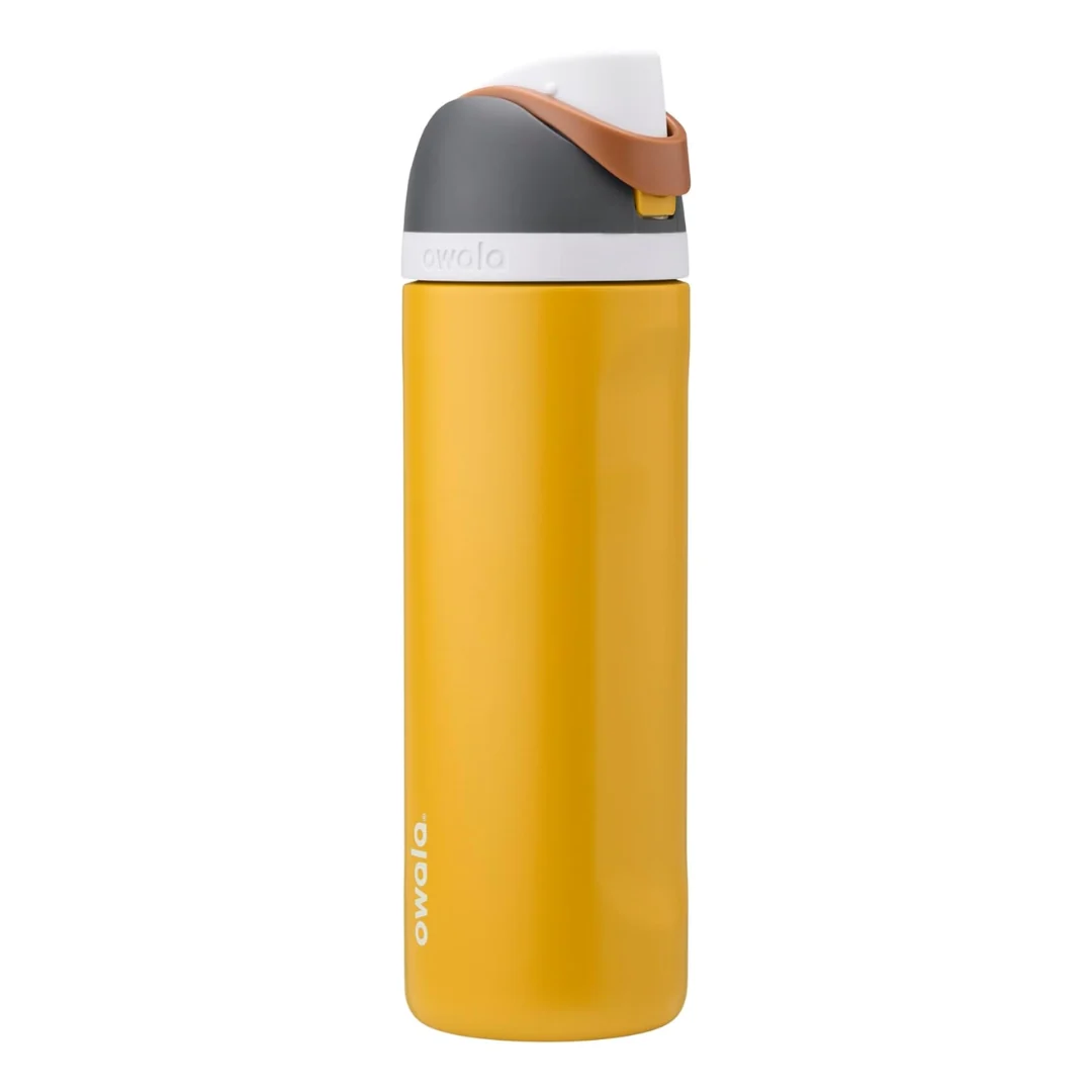 Water Bottle - Steel - Yellow