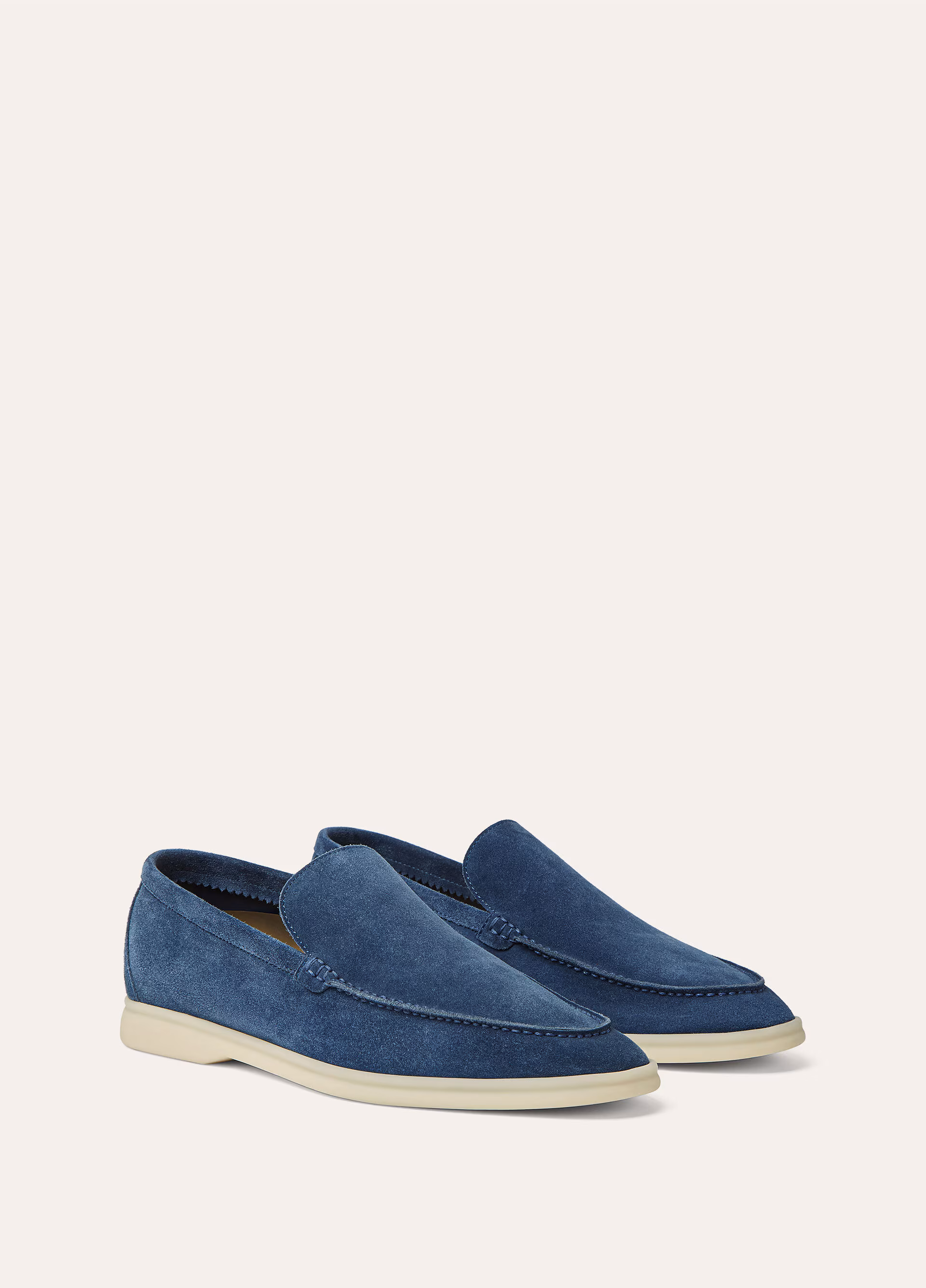 Precision Suede Loafer Indigo
