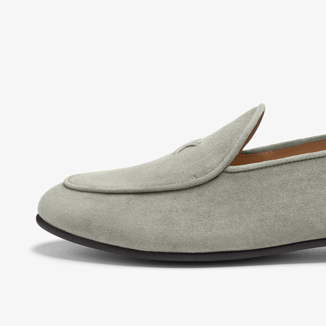 Bold Suede Loafer Graphite