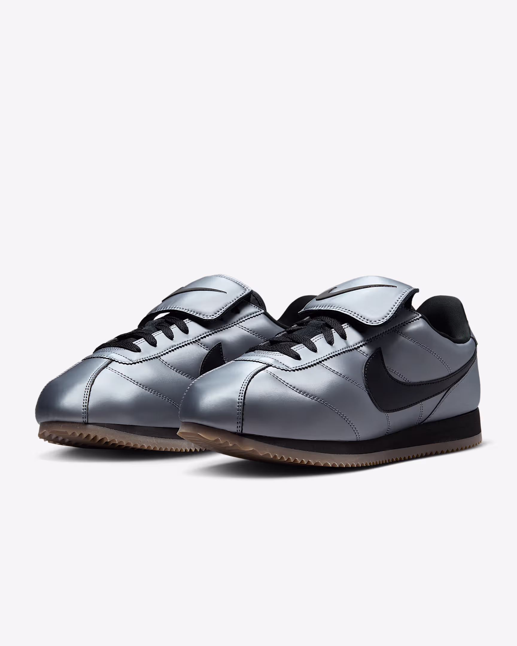 Modern Casual Leather Shoe Grey