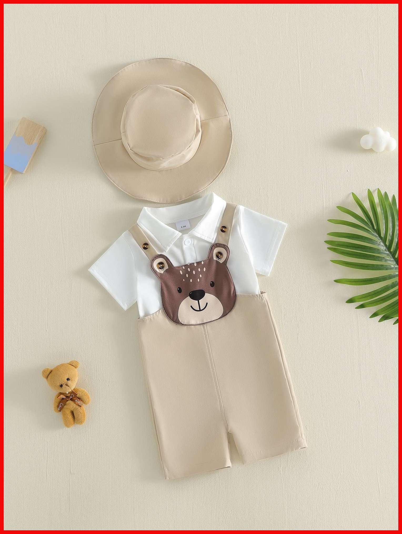 Kids Sun Hat and Shirt Set