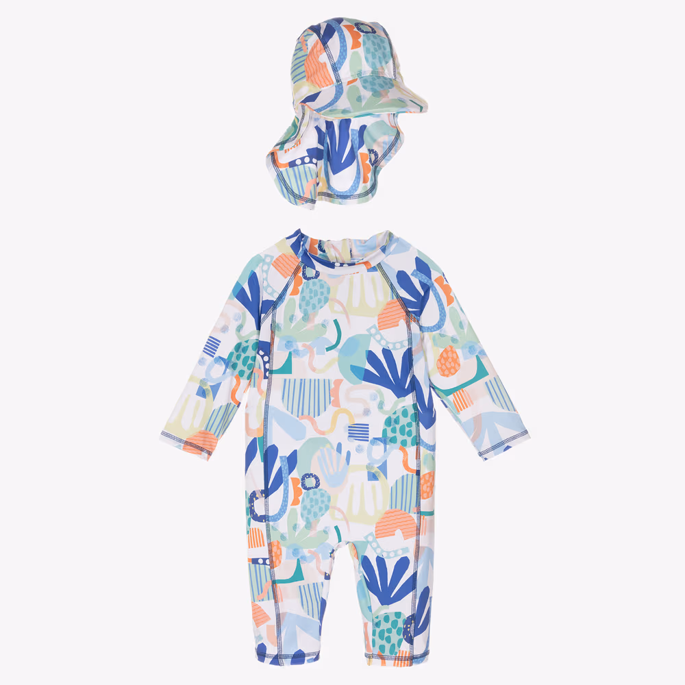 Kids Sun Hat and Shirt Set