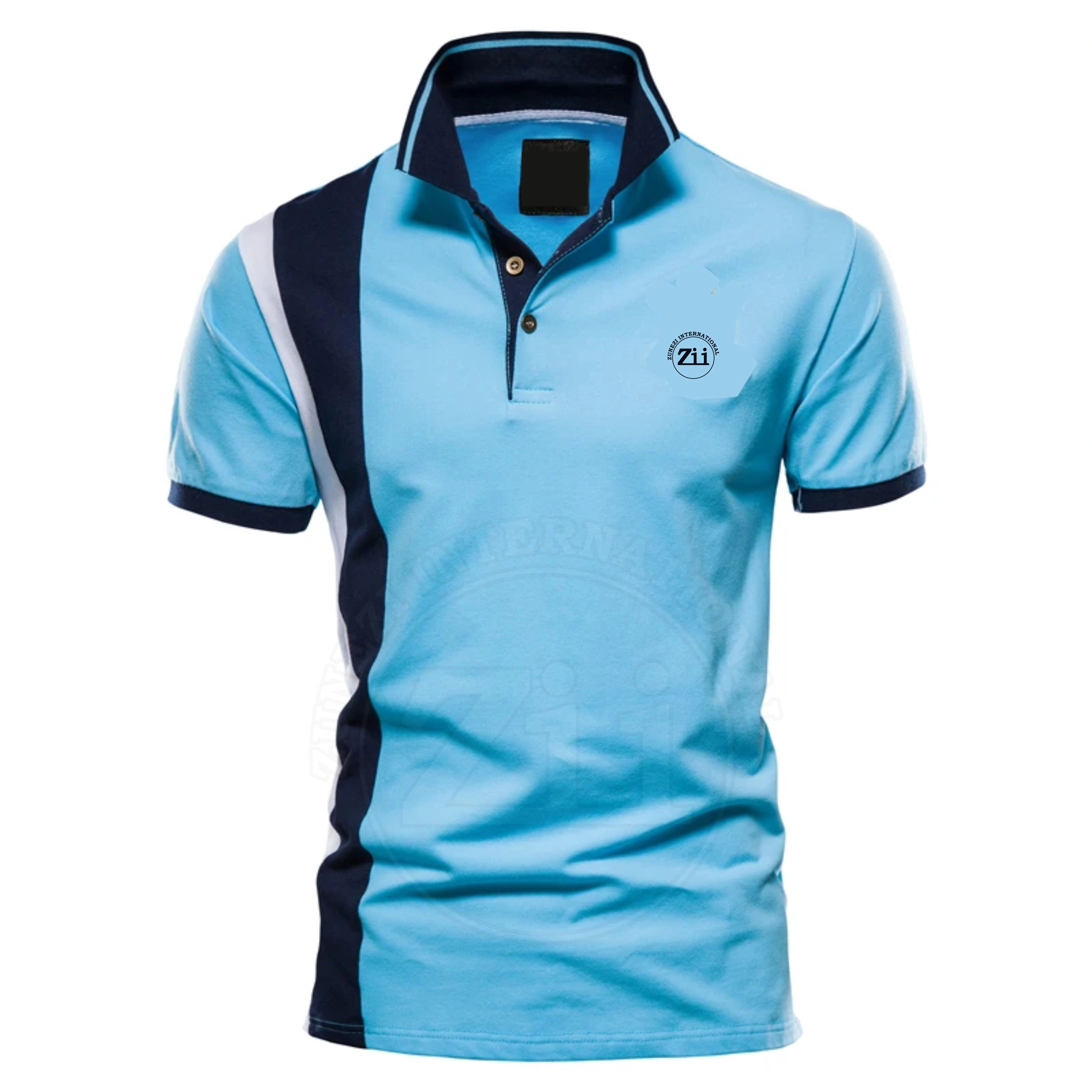 Casual Men's Classic Polo Shirt Plus
