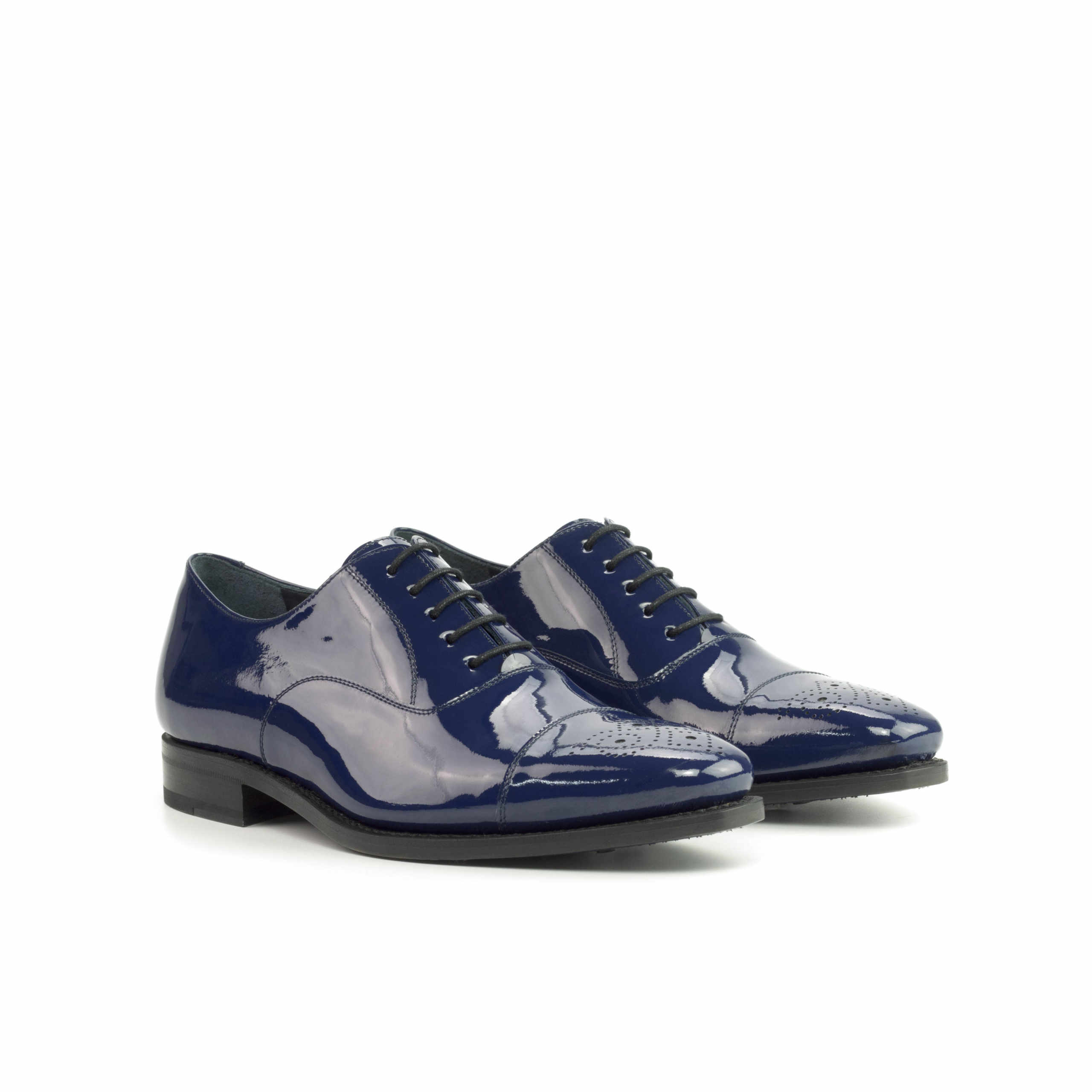 Metropolitan Patent Leather Oxford Cobalt