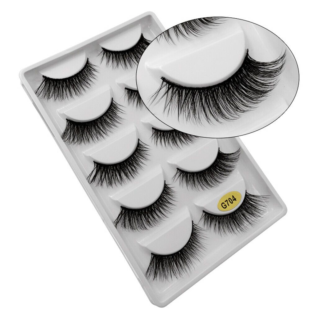 False Eyelashes 5-Pair