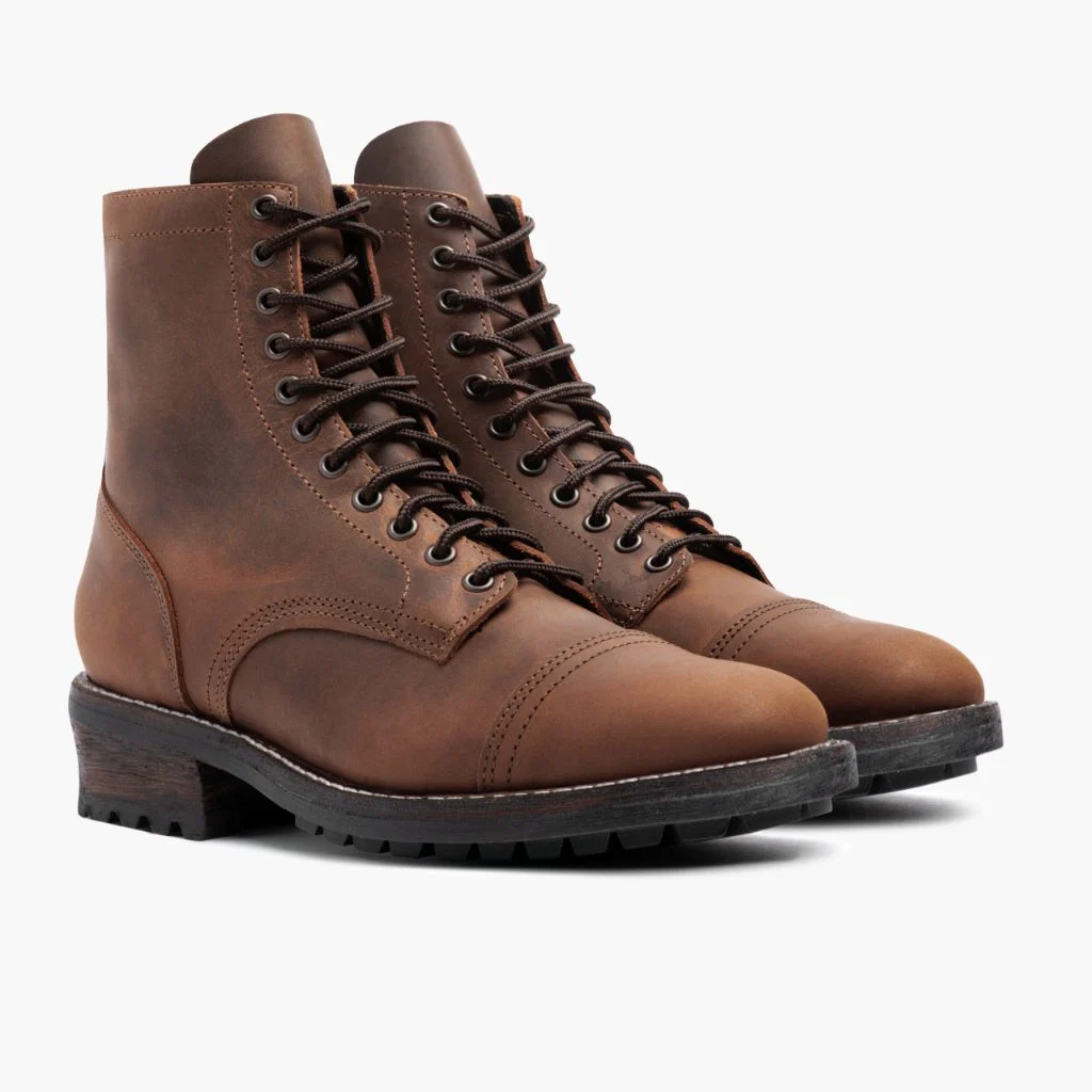 Vintage Logger Boot Rust