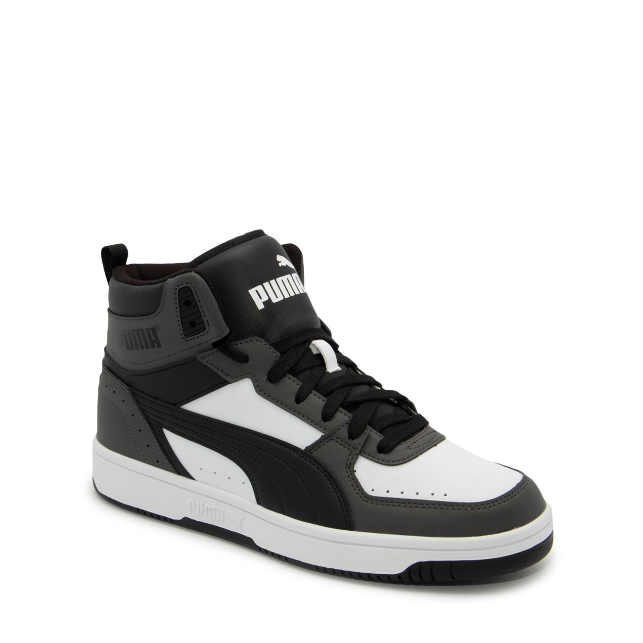 Contemporary Mid Top Basketball Shoe Midnight