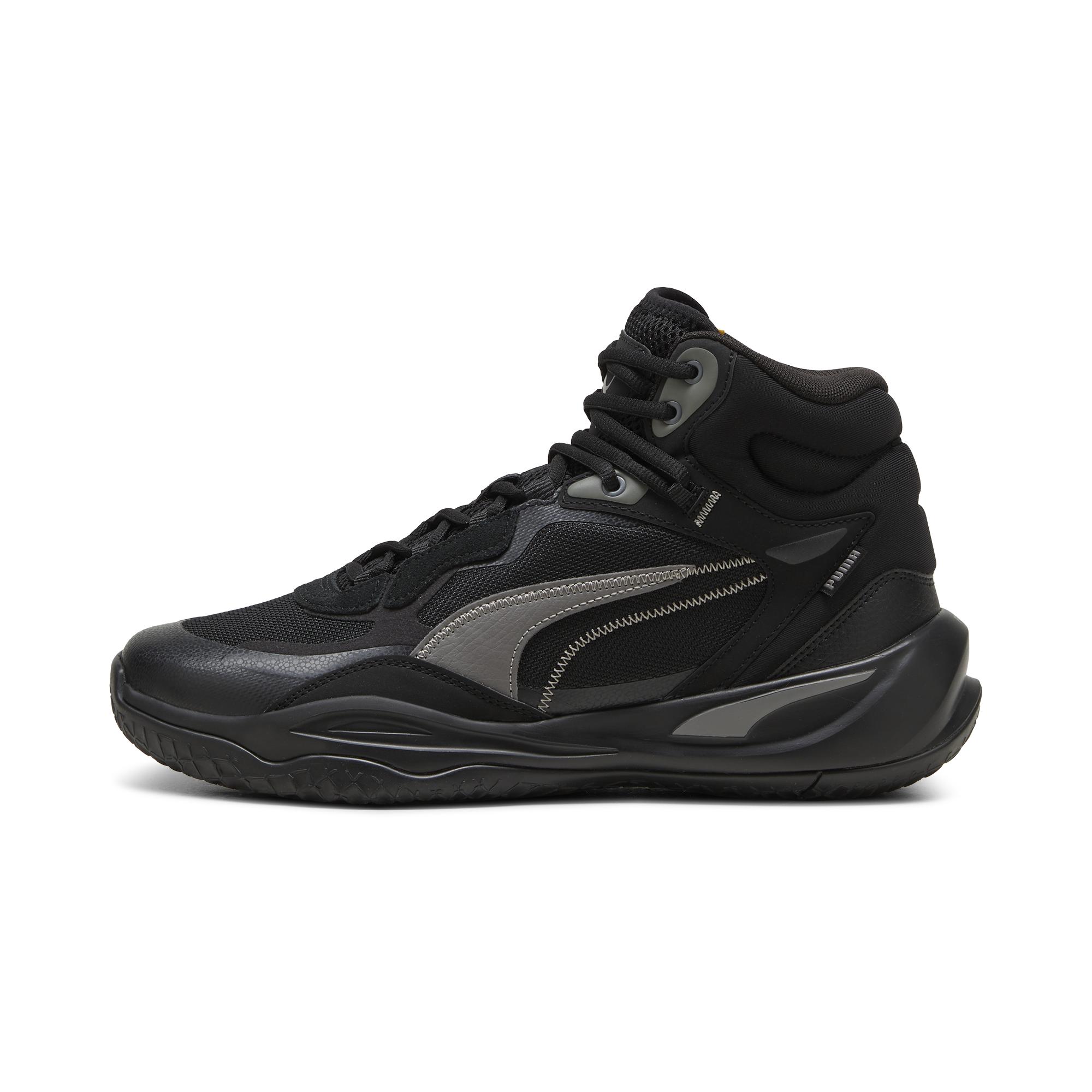 Contemporary Mid Top Basketball Shoe Midnight