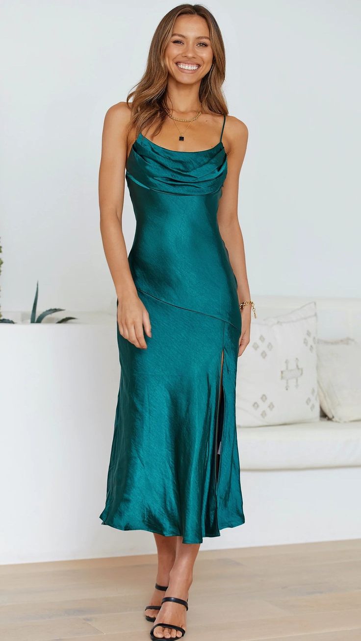 Modest Dress - Teal