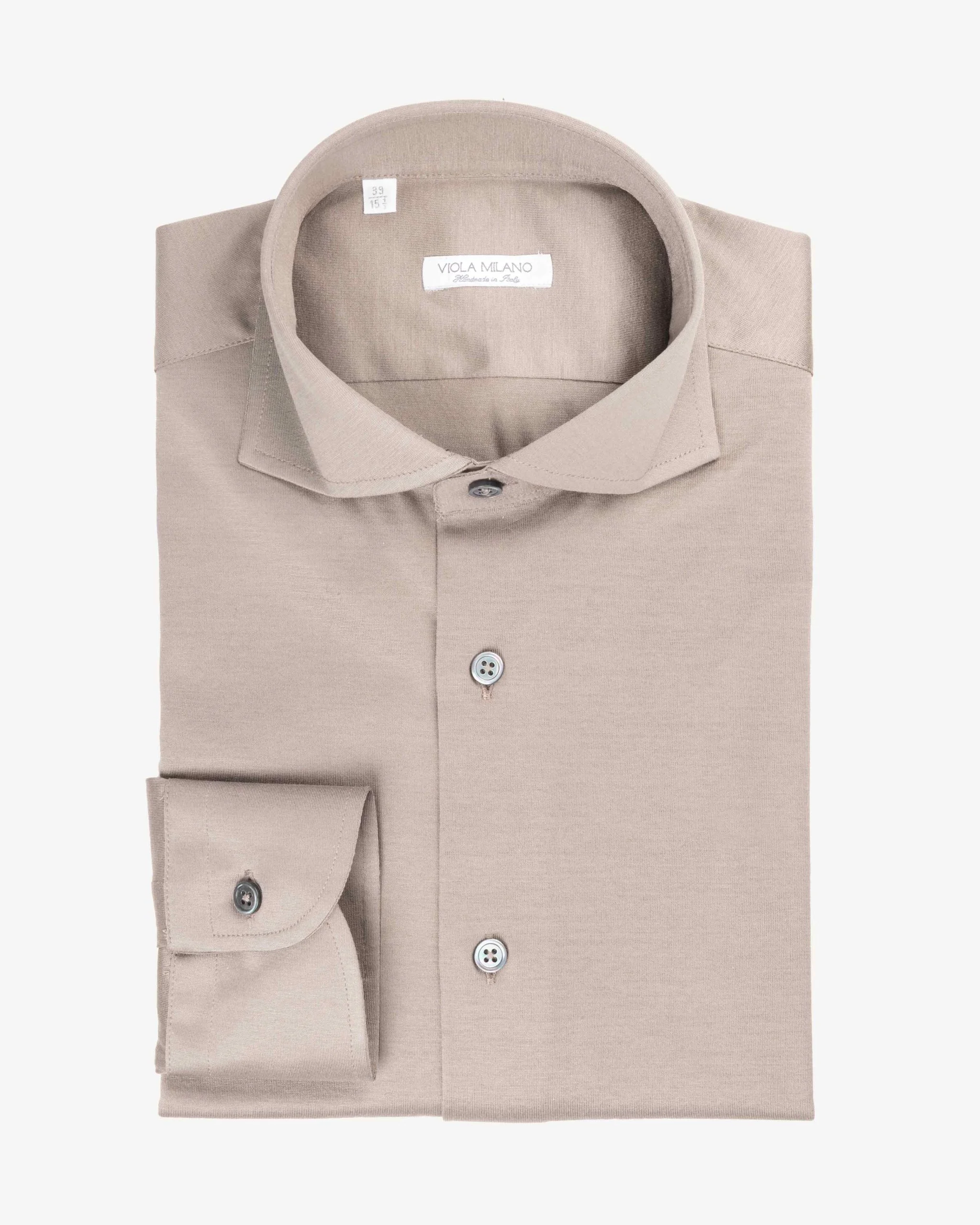 Lightweight Men's Slim Fit Dress Shirt Natural
