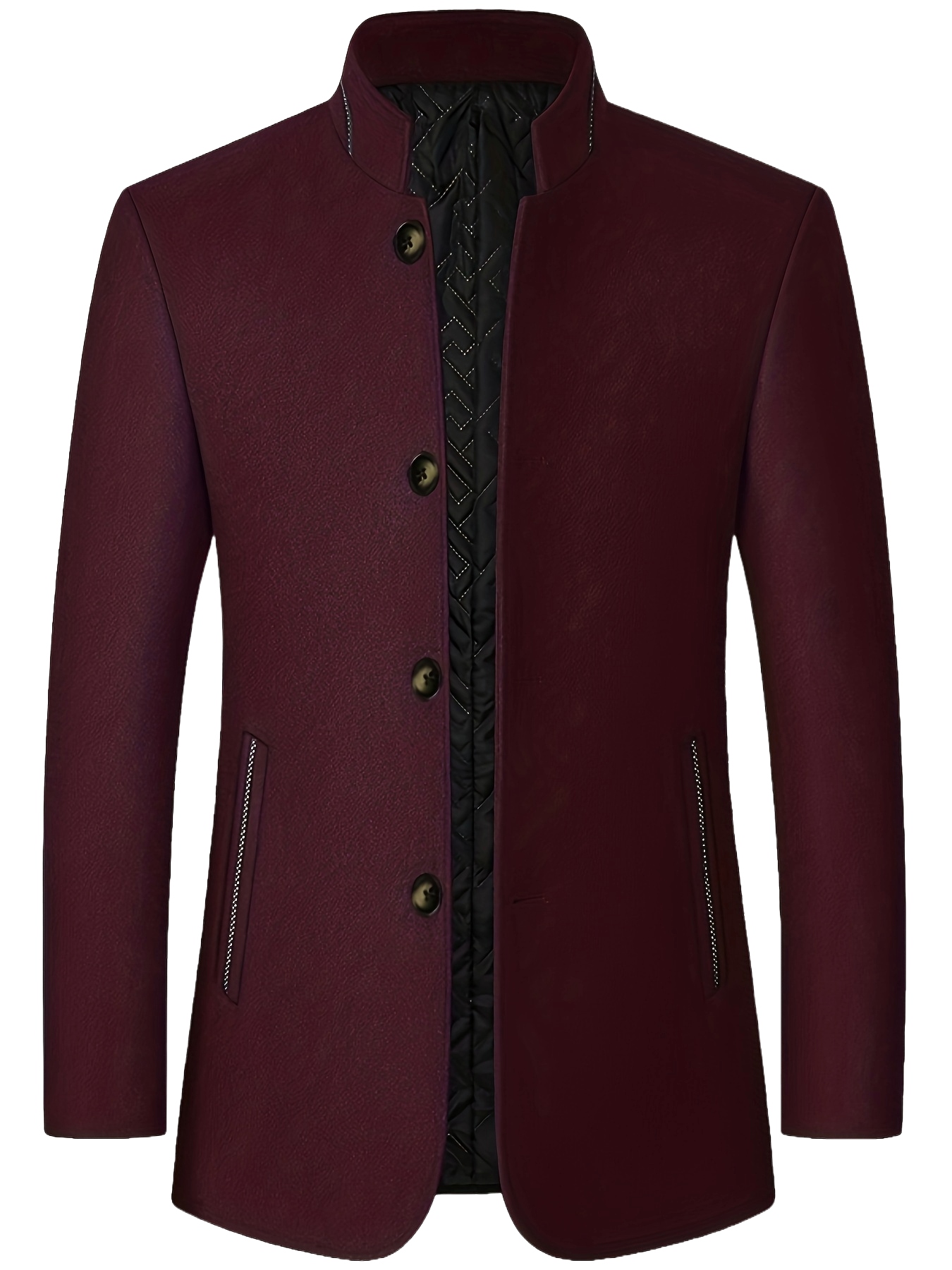 Men's Overcoat Wool Blend