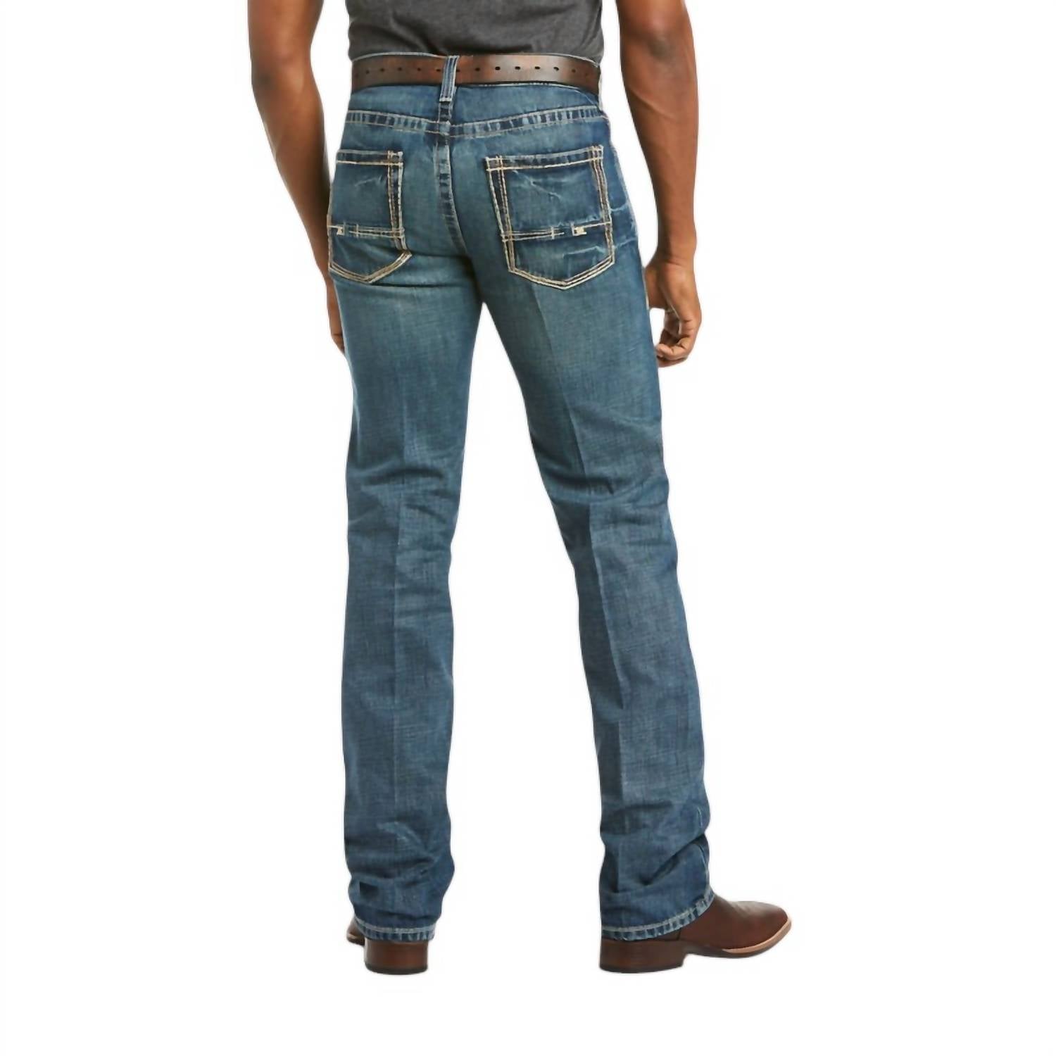 Trendy Men's Denim Jeans Straight Cut Original