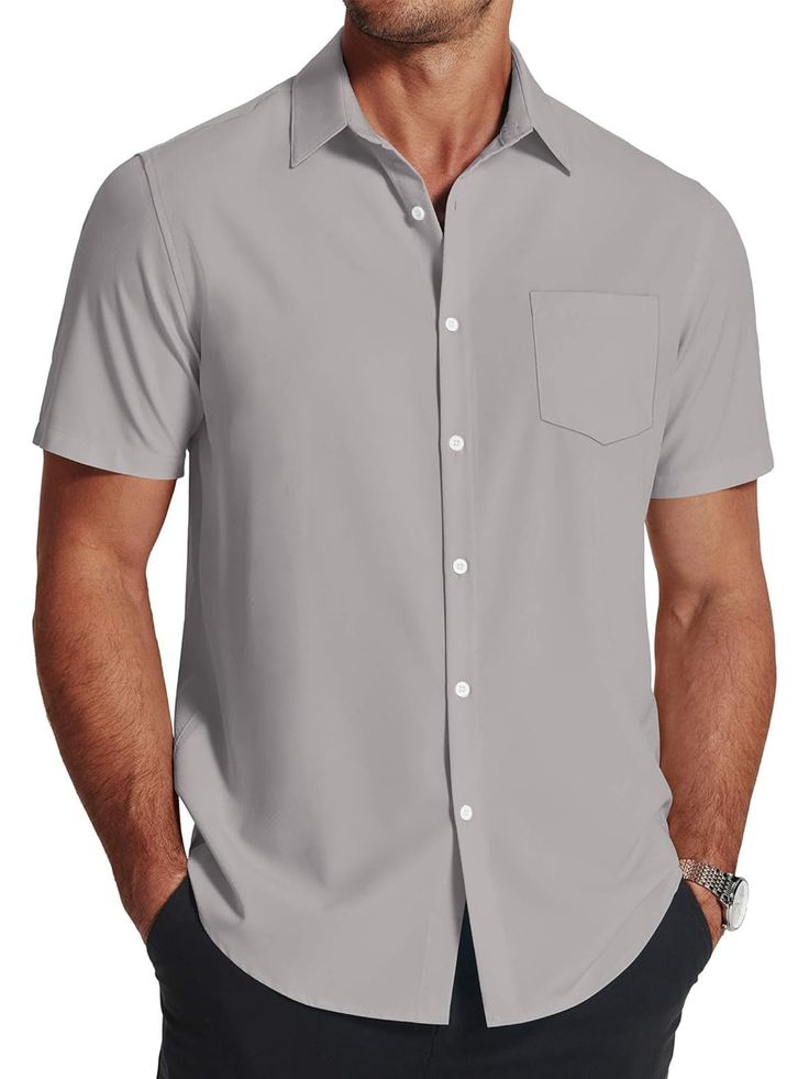 Comfort Men's Slim Fit Dress Shirt Eco