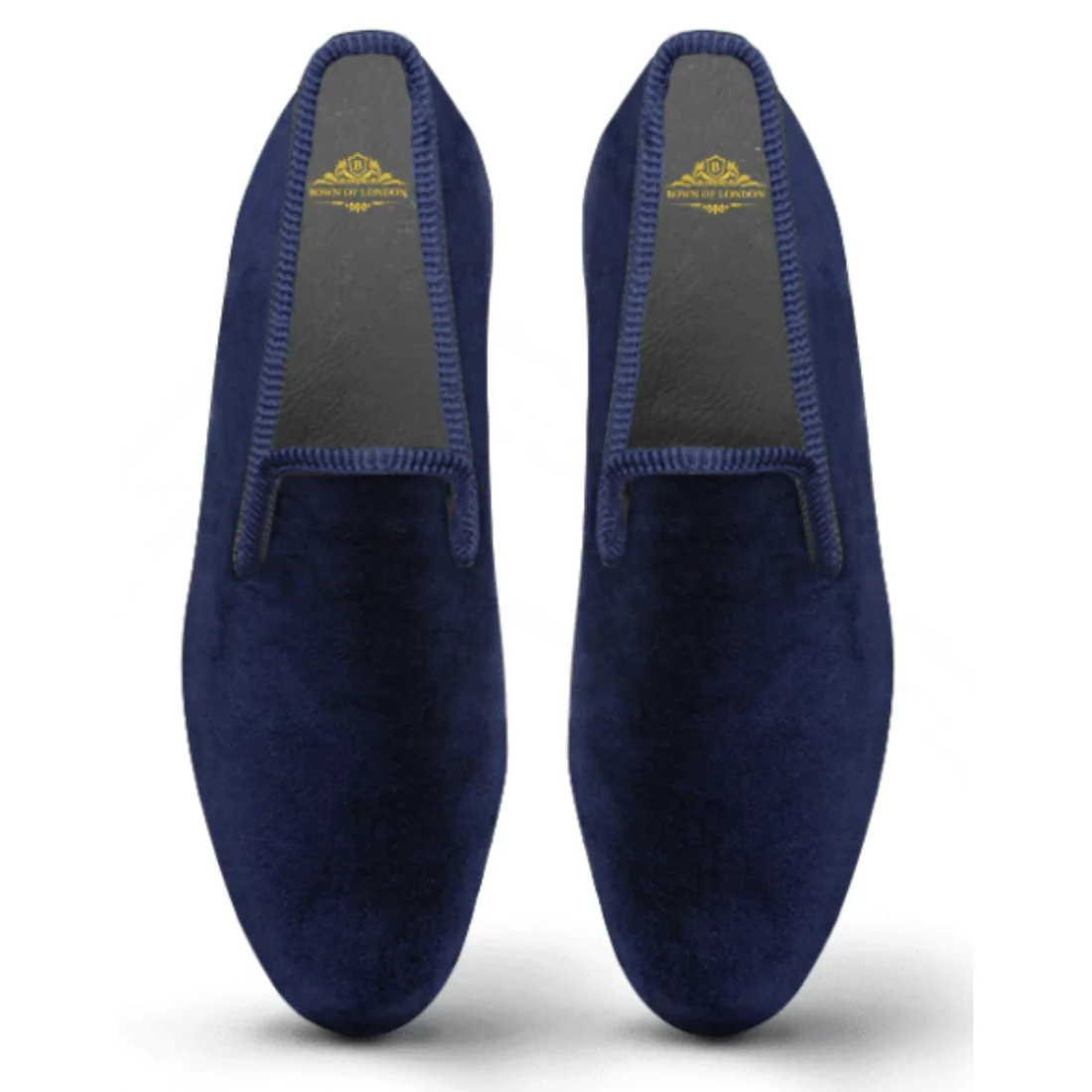 Contemporary Velvet Loafer Indigo
