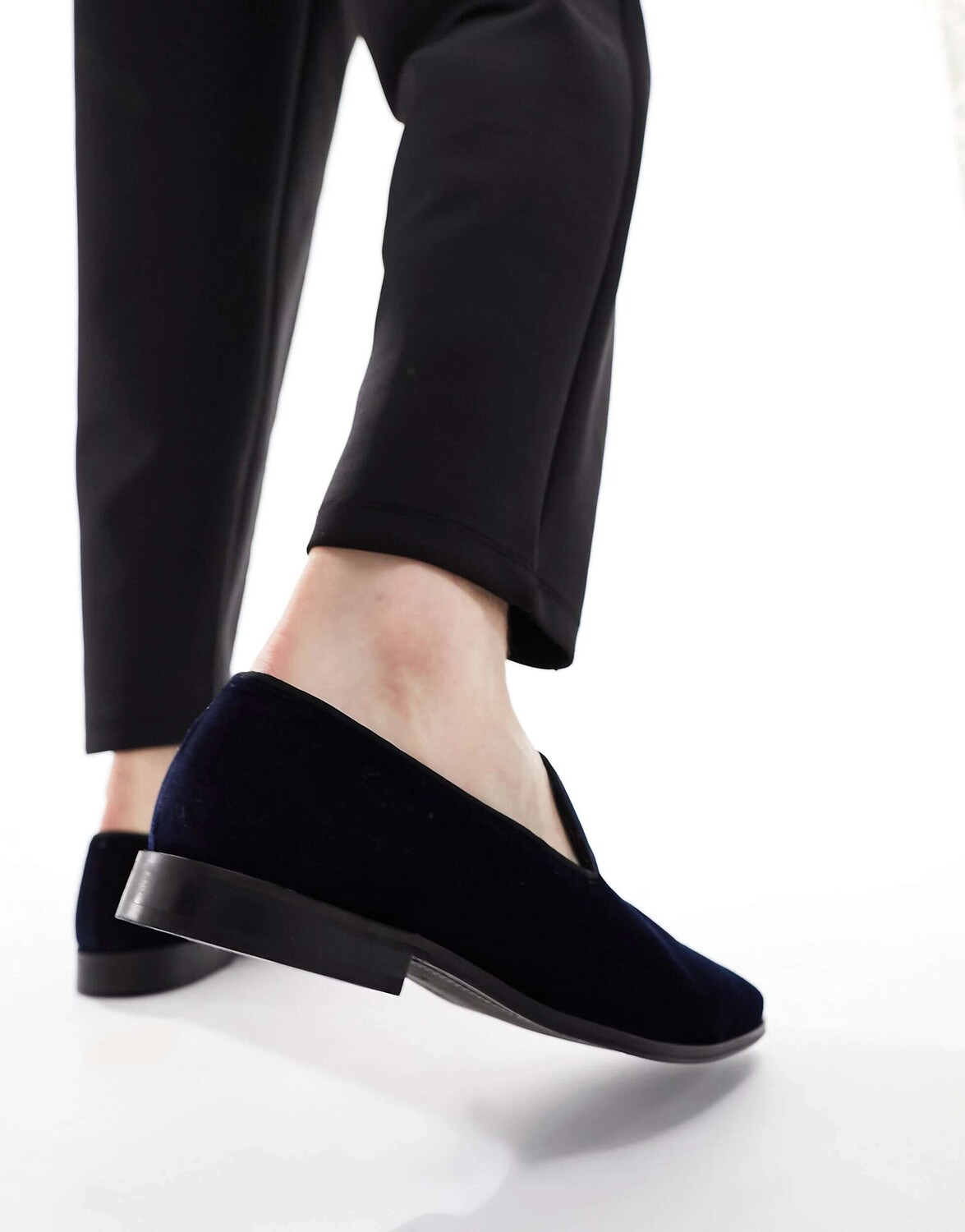Contemporary Velvet Loafer Indigo