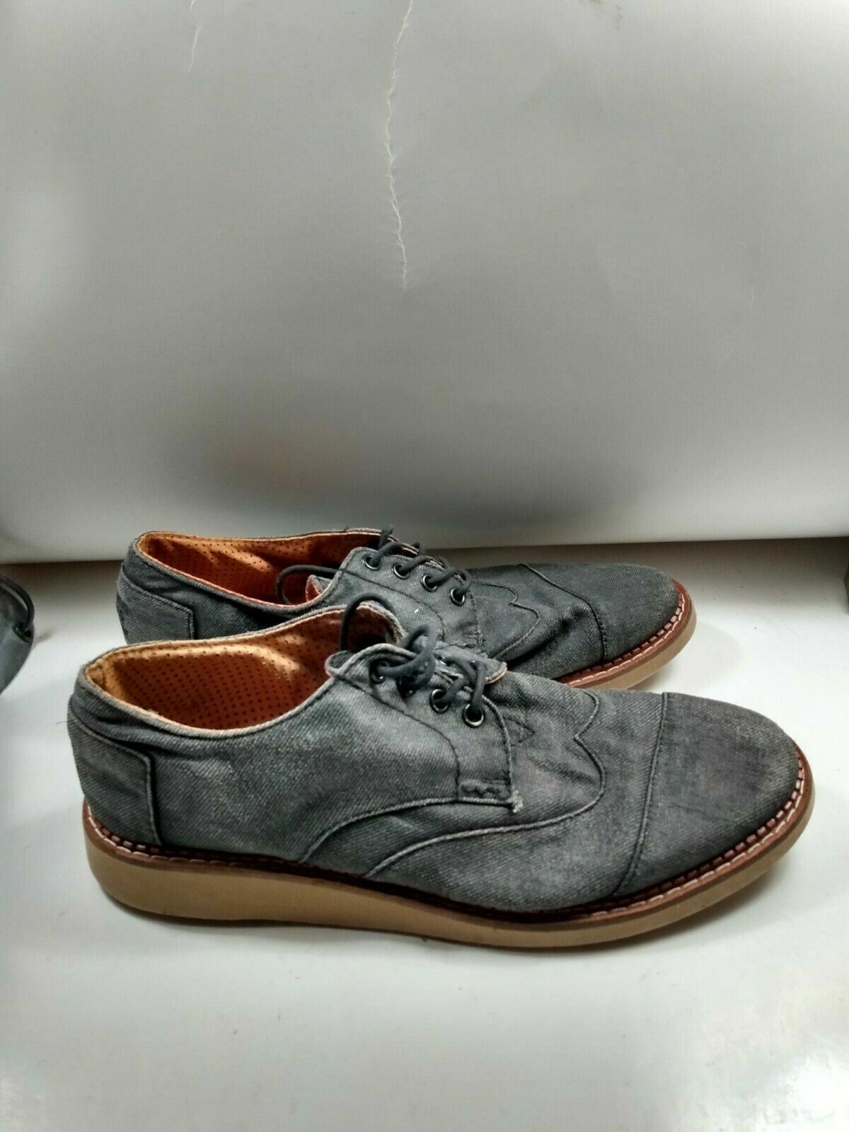 Refined Wingtip Oxford Denim