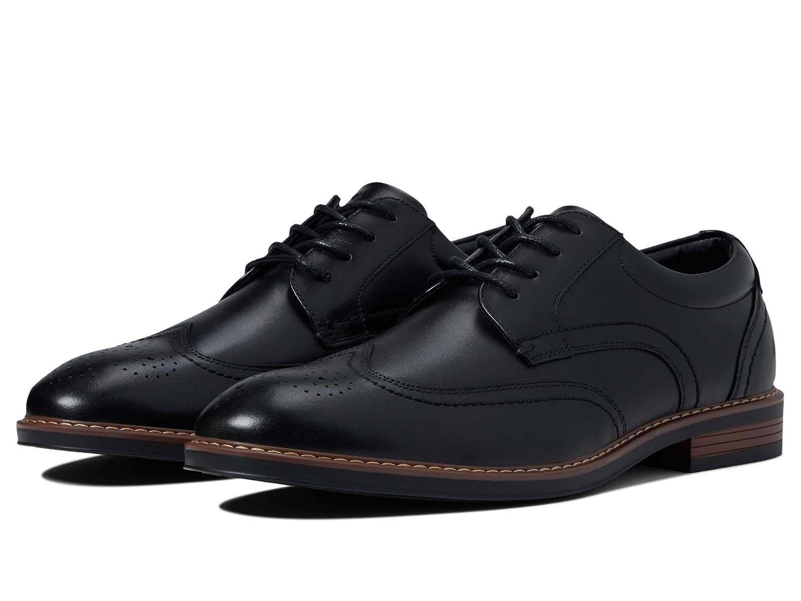 Heritage Wingtip Oxford Black