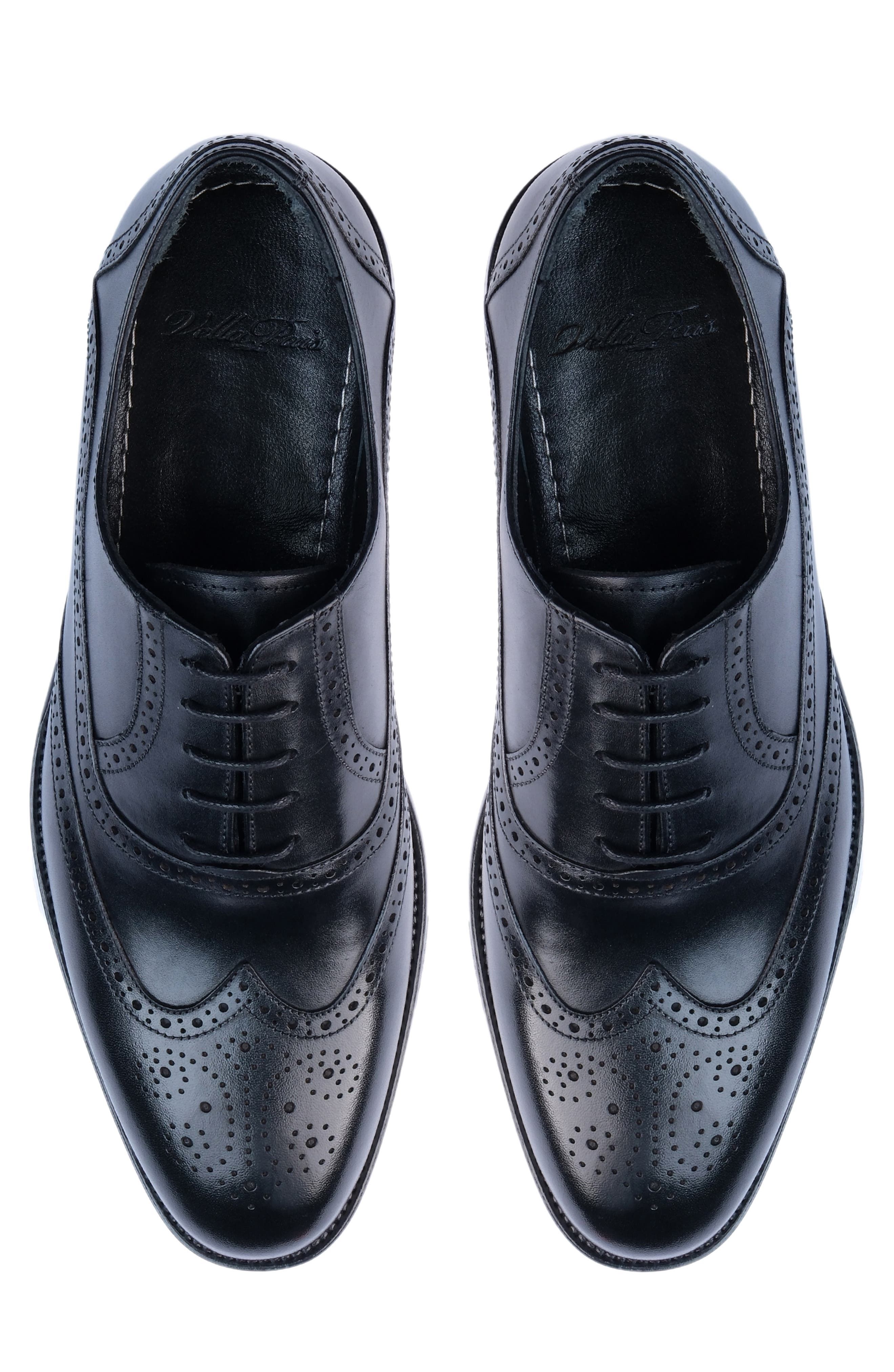 Heritage Wingtip Oxford Black