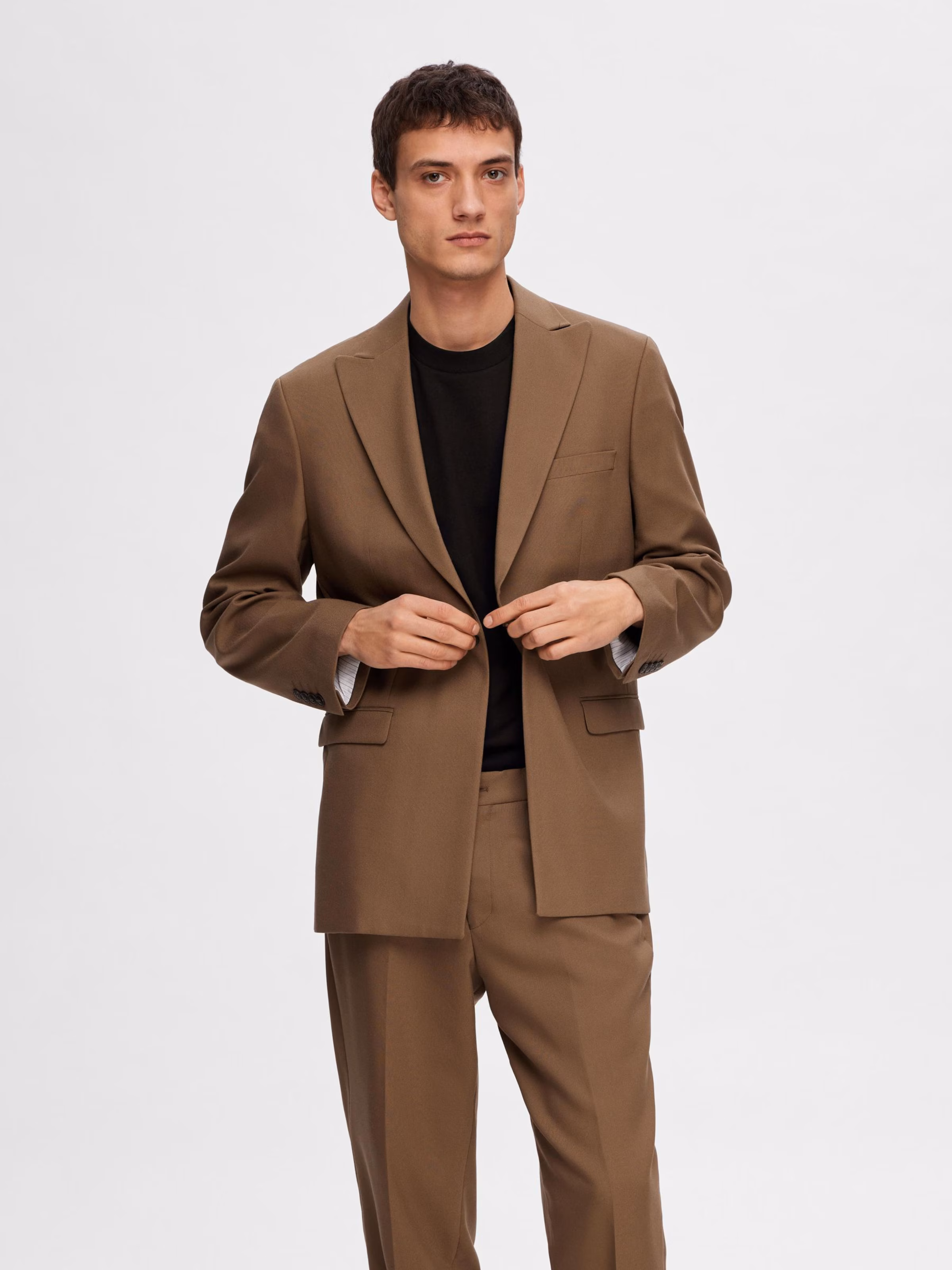 Comfort Men's Formal Suit Blazer Natural