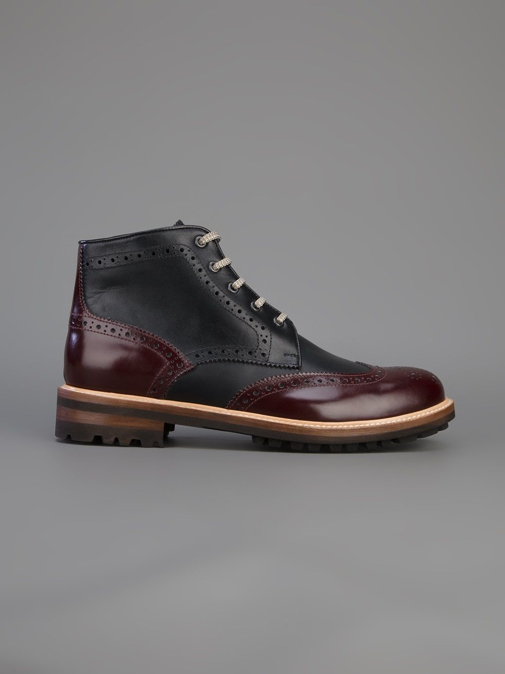 Bold Brogue Boot Graphite