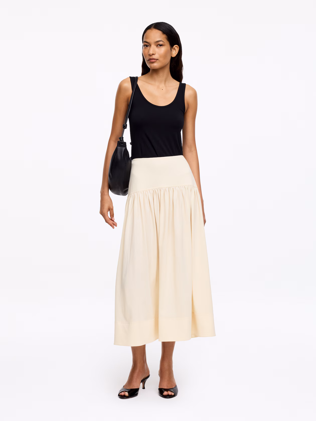 Women's A-Line Midi Skirt