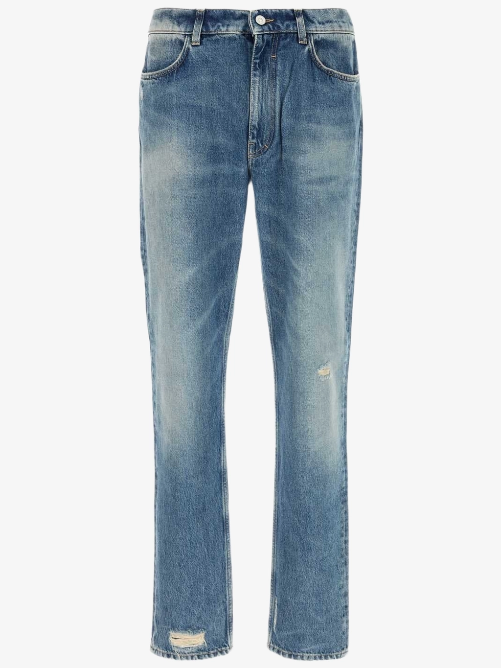 Luxury Men's Denim Jeans Straight Cut Deluxe