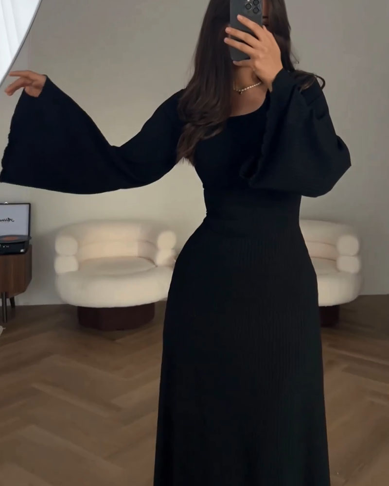 Modest Dress - Black