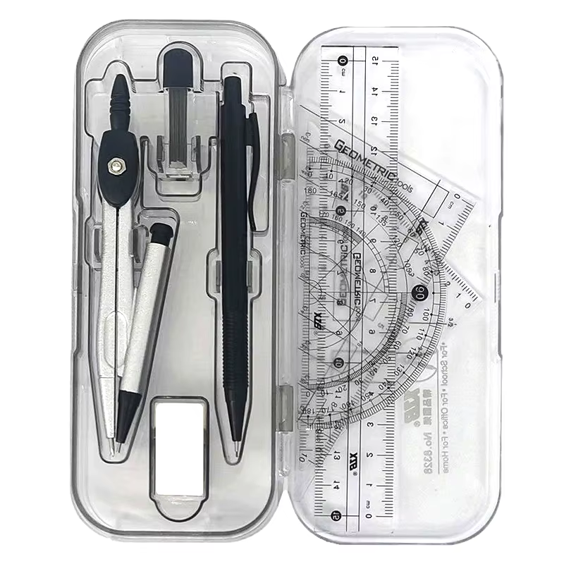 Drawing Set - Geometry Kit - 8 Pieces