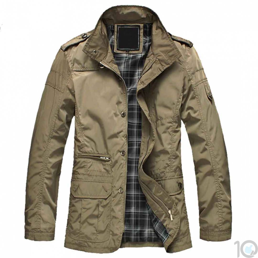 Casual Men's Lightweight Jacket Plus