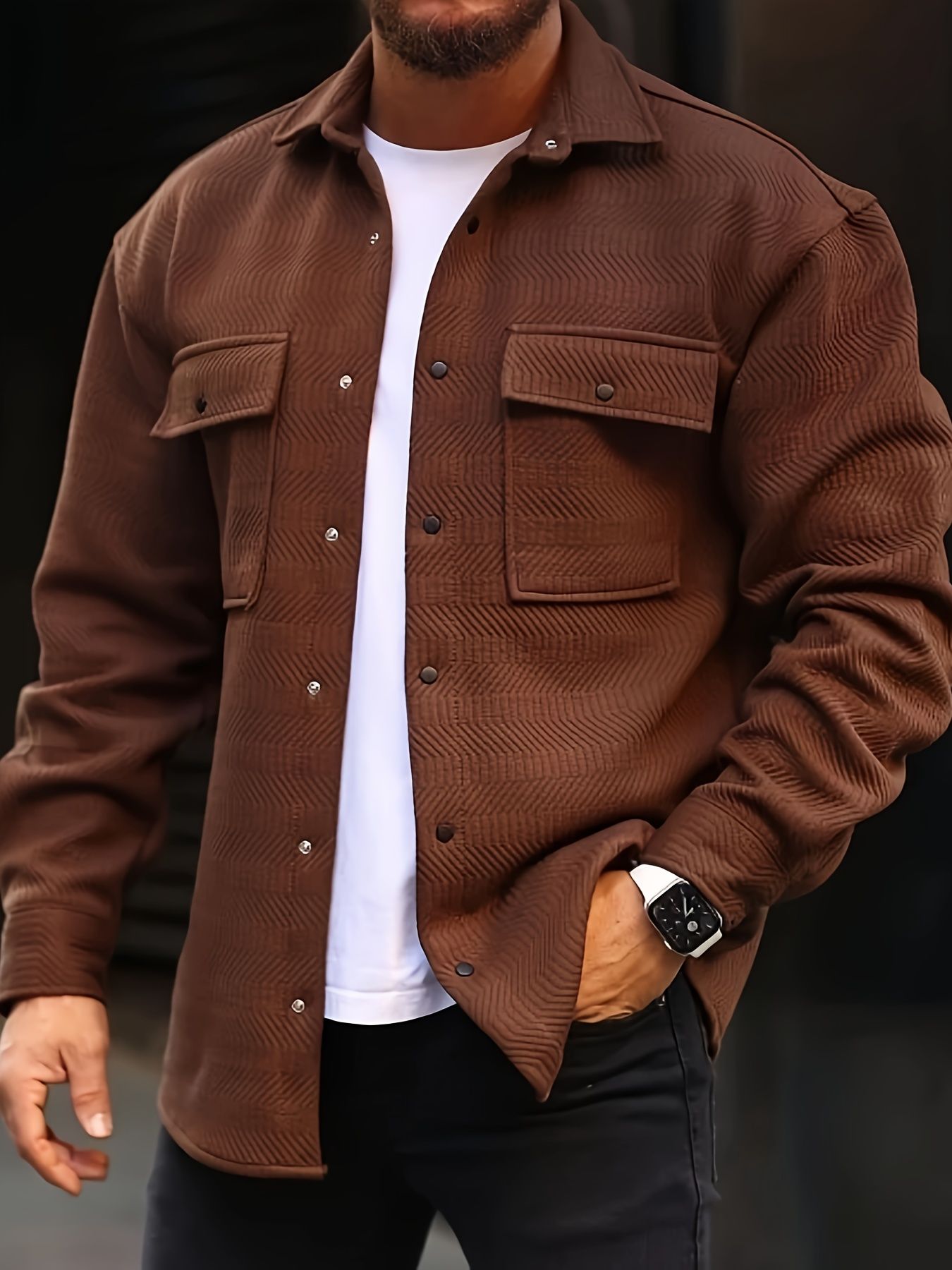 Casual Men's Lightweight Jacket Plus
