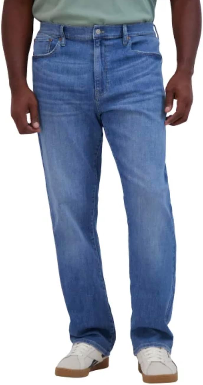 Luxury Men's Denim Jeans Straight Cut Max