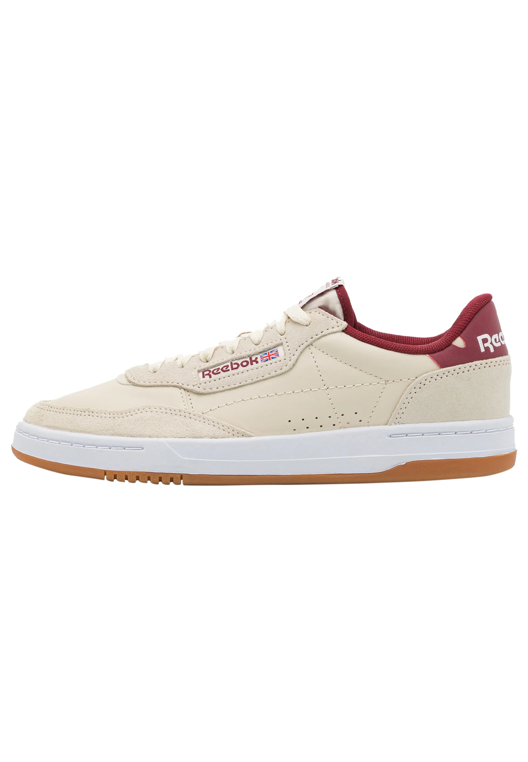 Comfort Court Tennis Shoe Burgundy