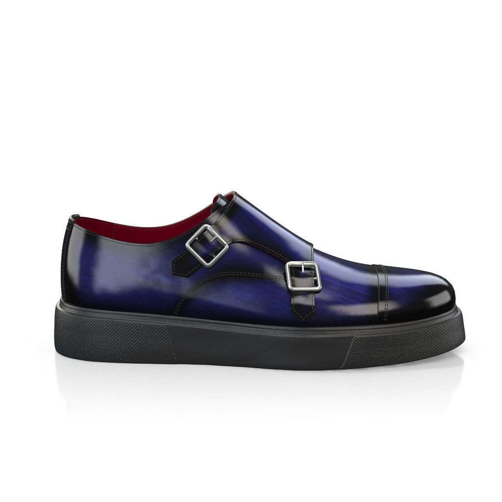 Essential Double Monk Strap Navy